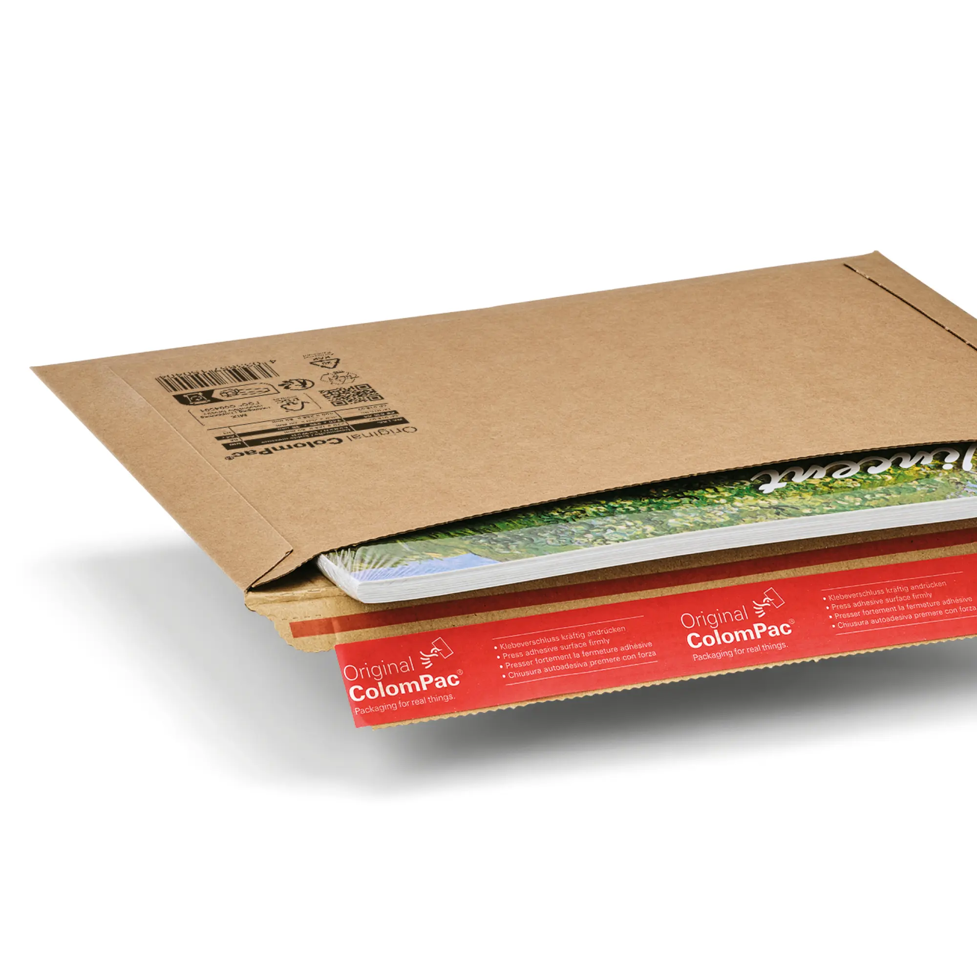 Versandtasche aus Wellpappe 270x185x-30 mm