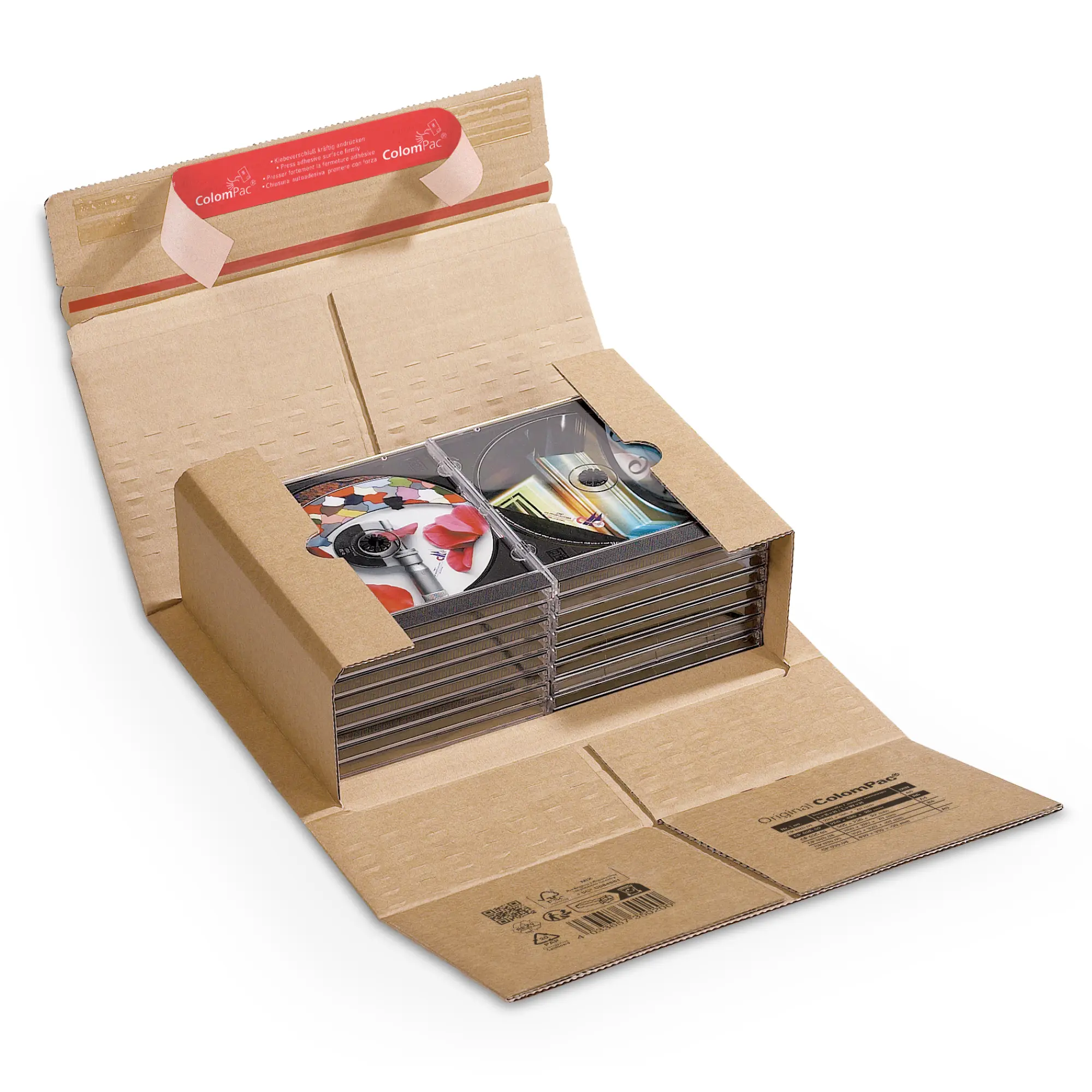 Buchverpackung aus Wellpappe 250x190x-85 mm