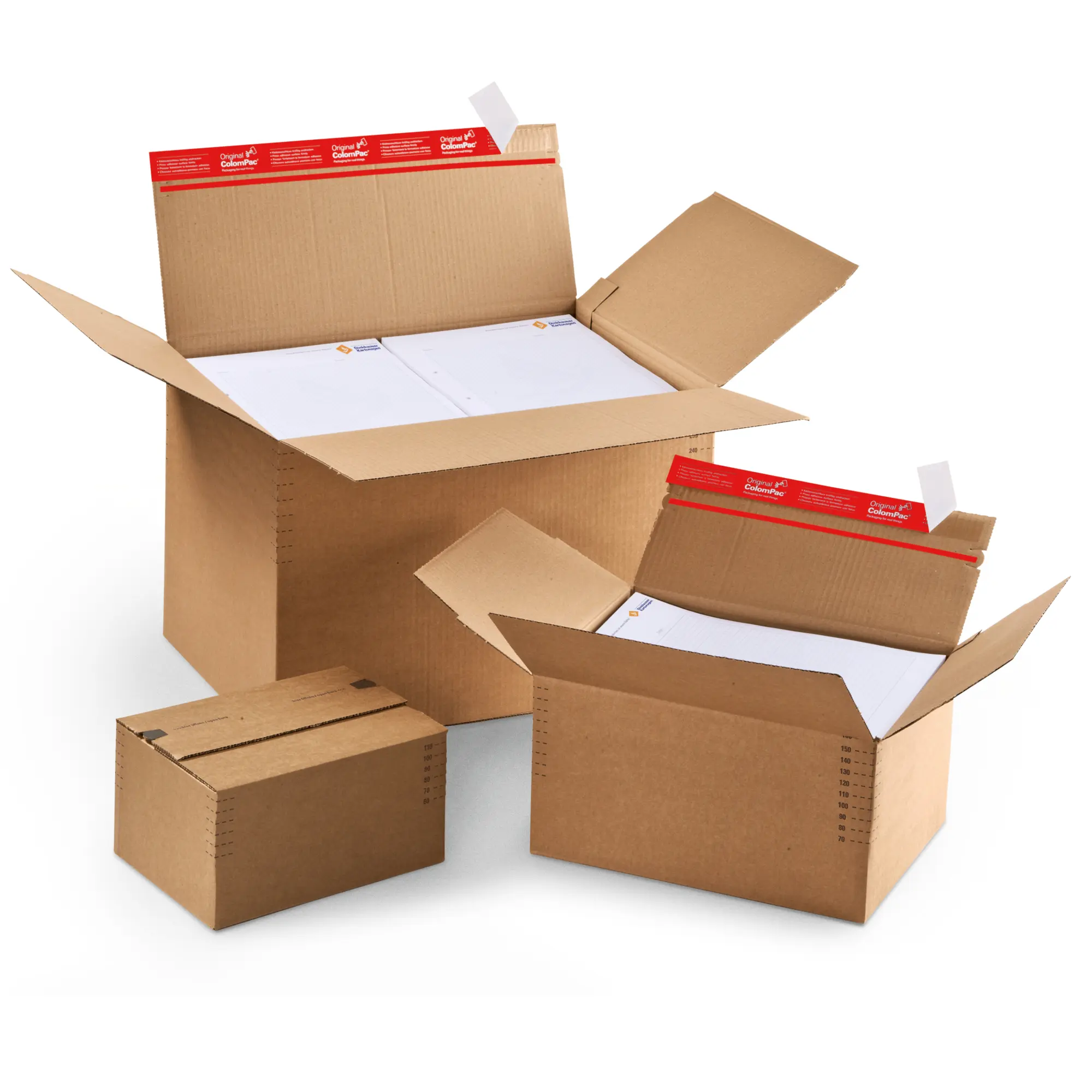 Blitzbodenkarton höhenvariabel 229x164x50-115 mm