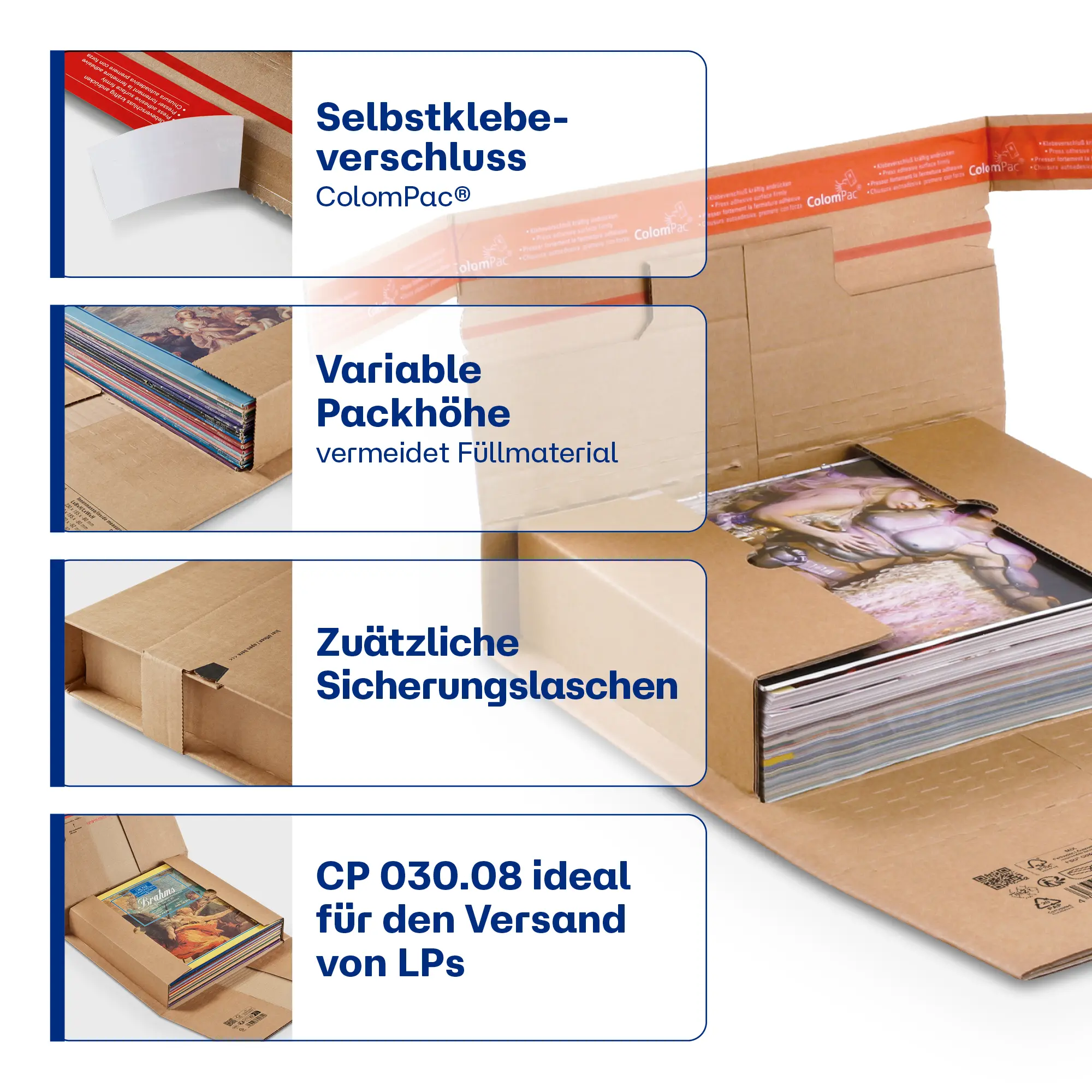 Buchverpackung aus Wellpappe 310x220x-92 mm