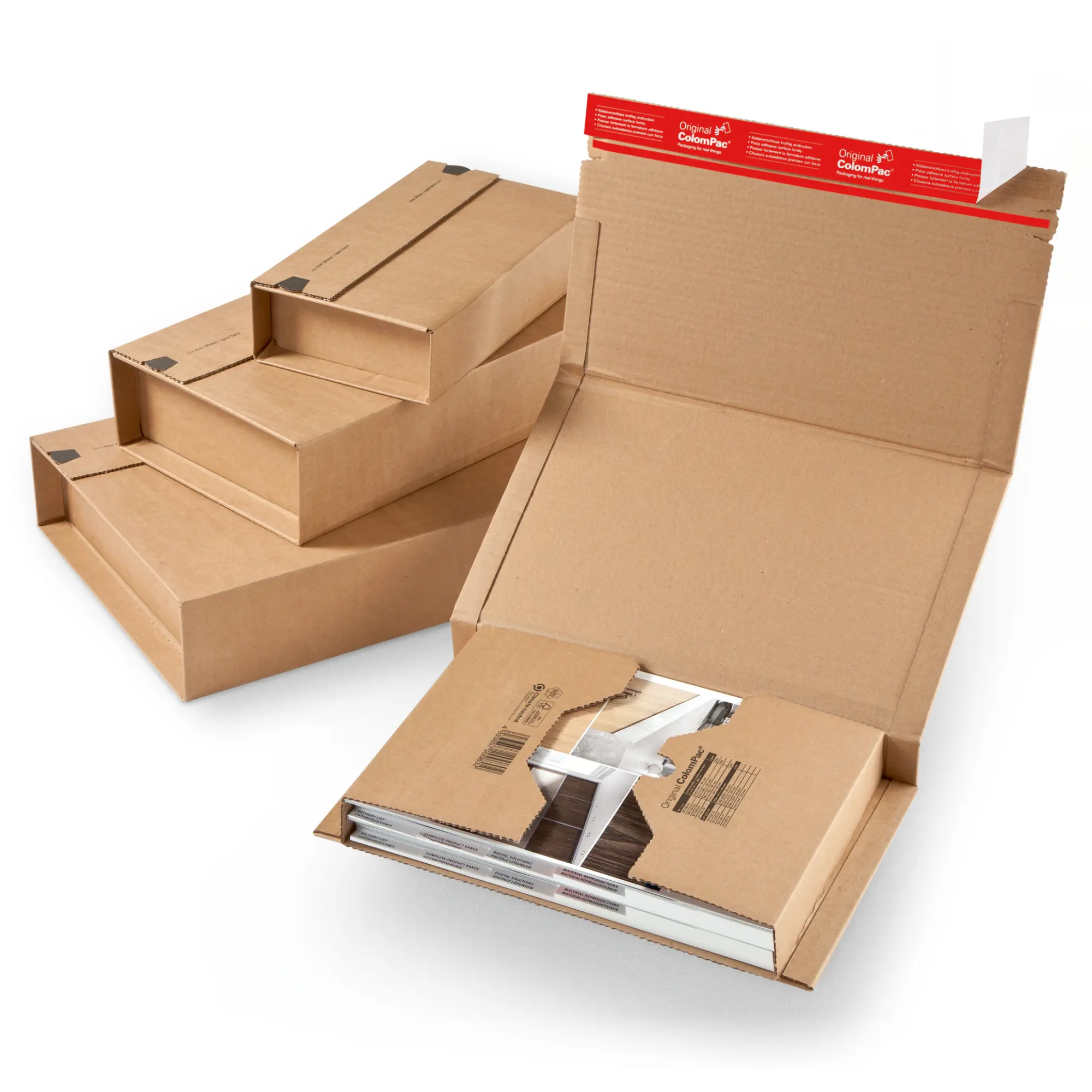 Wickelverpackung aus Wellpappe 270x190x-80 mm