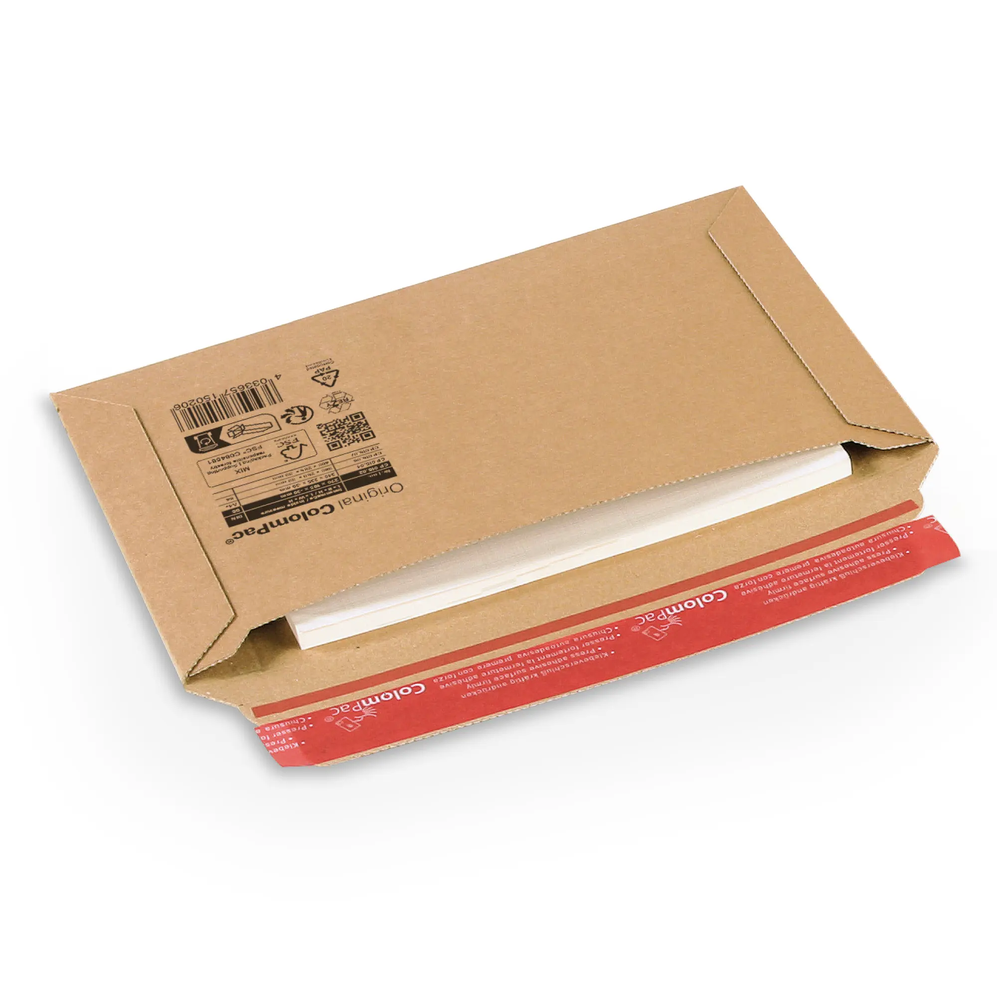 Versandtasche aus Wellpappe 270x185x-30 mm