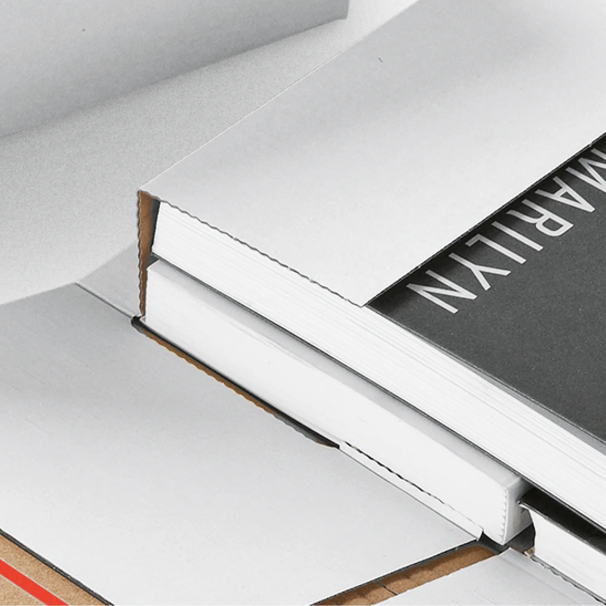 Buchverpackung weiß 305x230x-92 mm