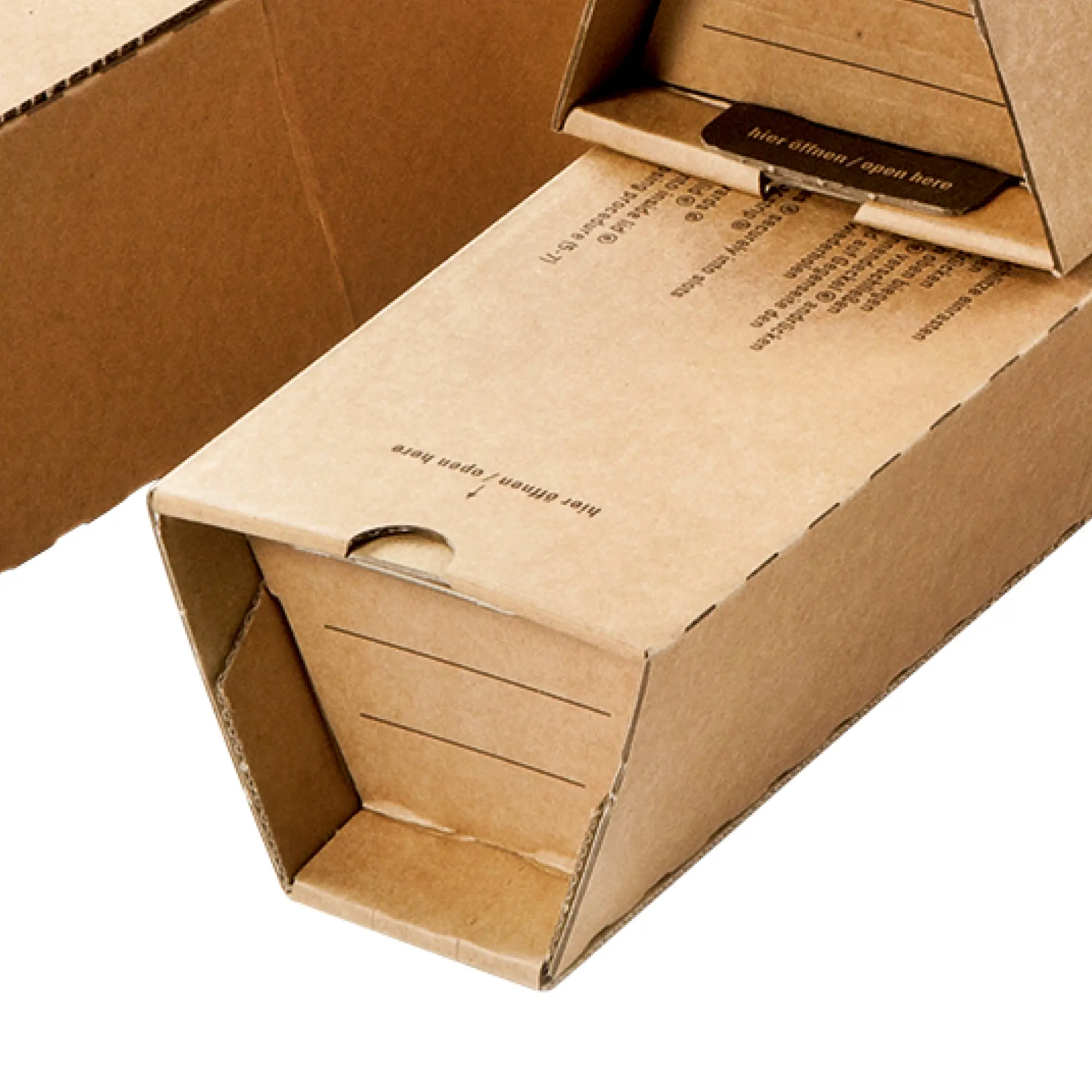 Trapezversandbox 430x105/55x75 mm