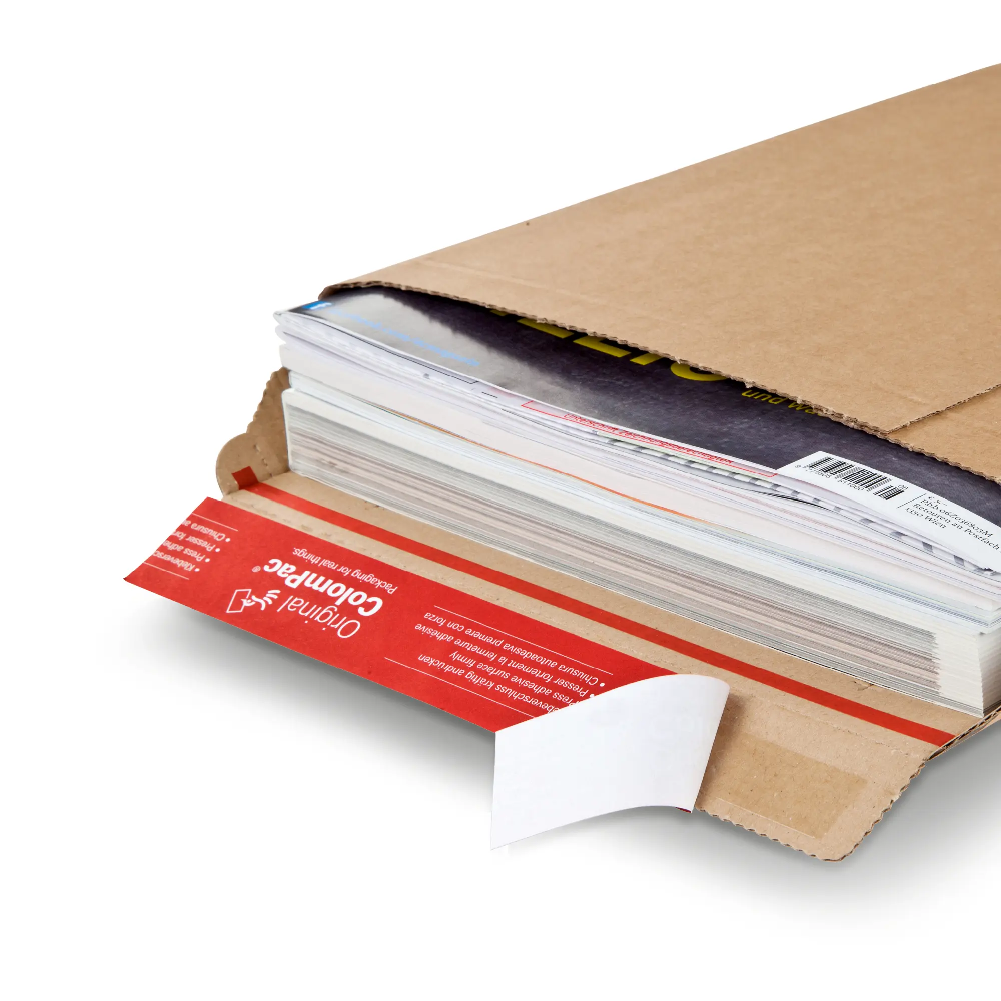 Versandtasche aus Wellpappe 520x720x-50 mm