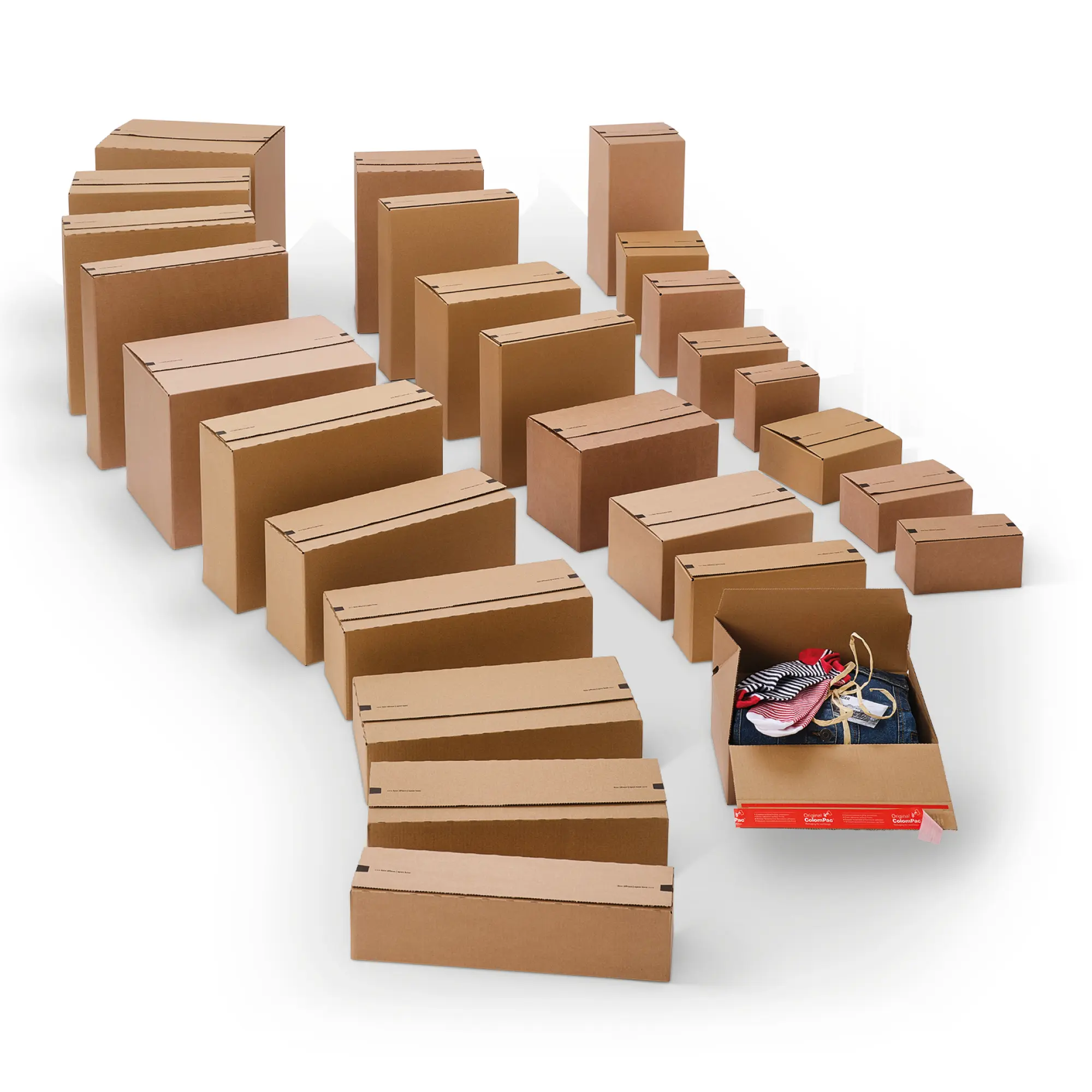 Blitzbodenkarton aus Wellpappe 195x145x90 mm