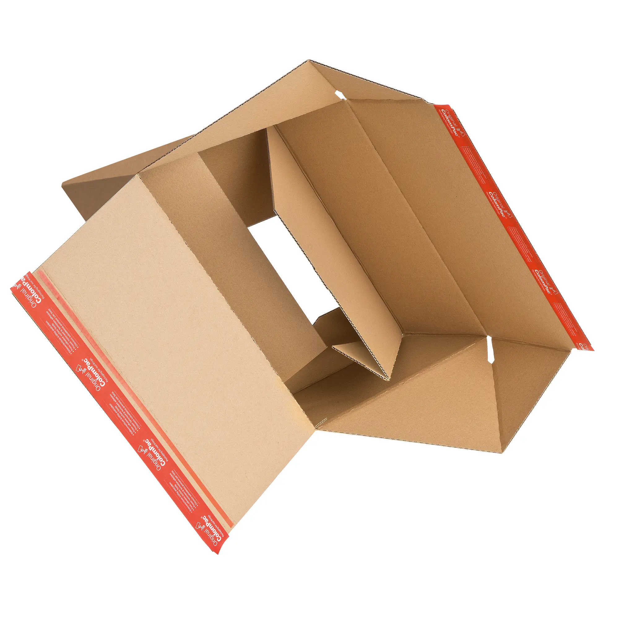 Blitzbodenkarton höhenvariabel 229x164x50-115 mm