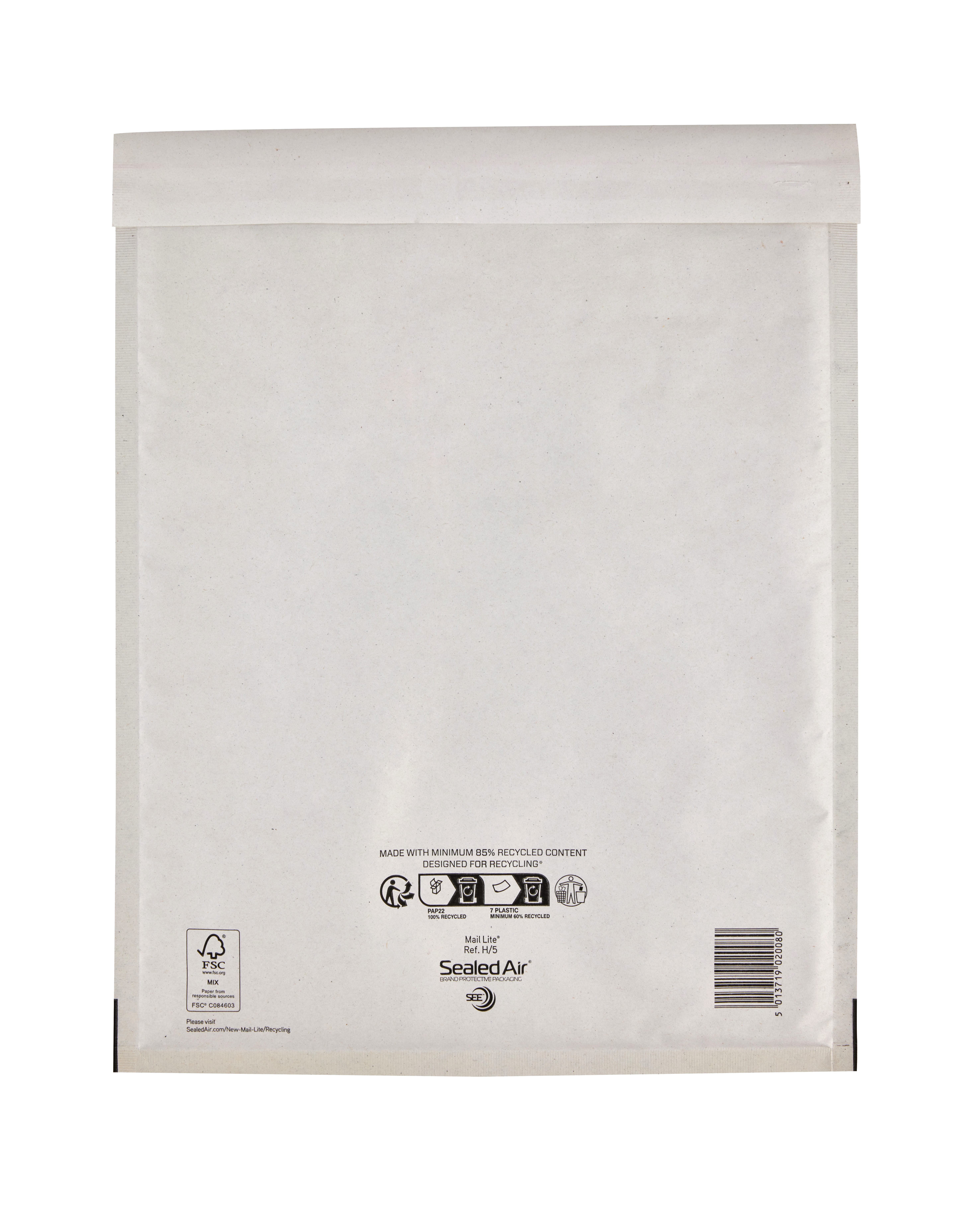 Luftpolster-Versandtasche weiß 150x210 mm