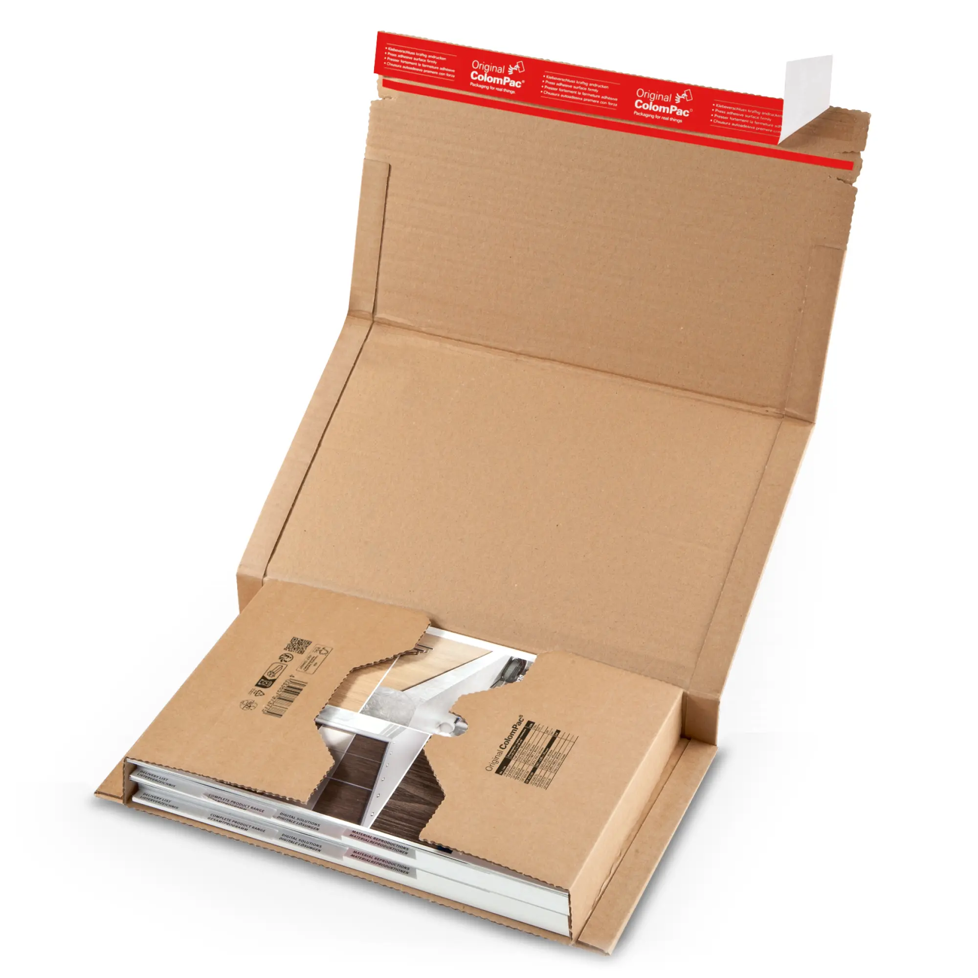 Wickelverpackung aus Wellpappe 307x245x-75 mm