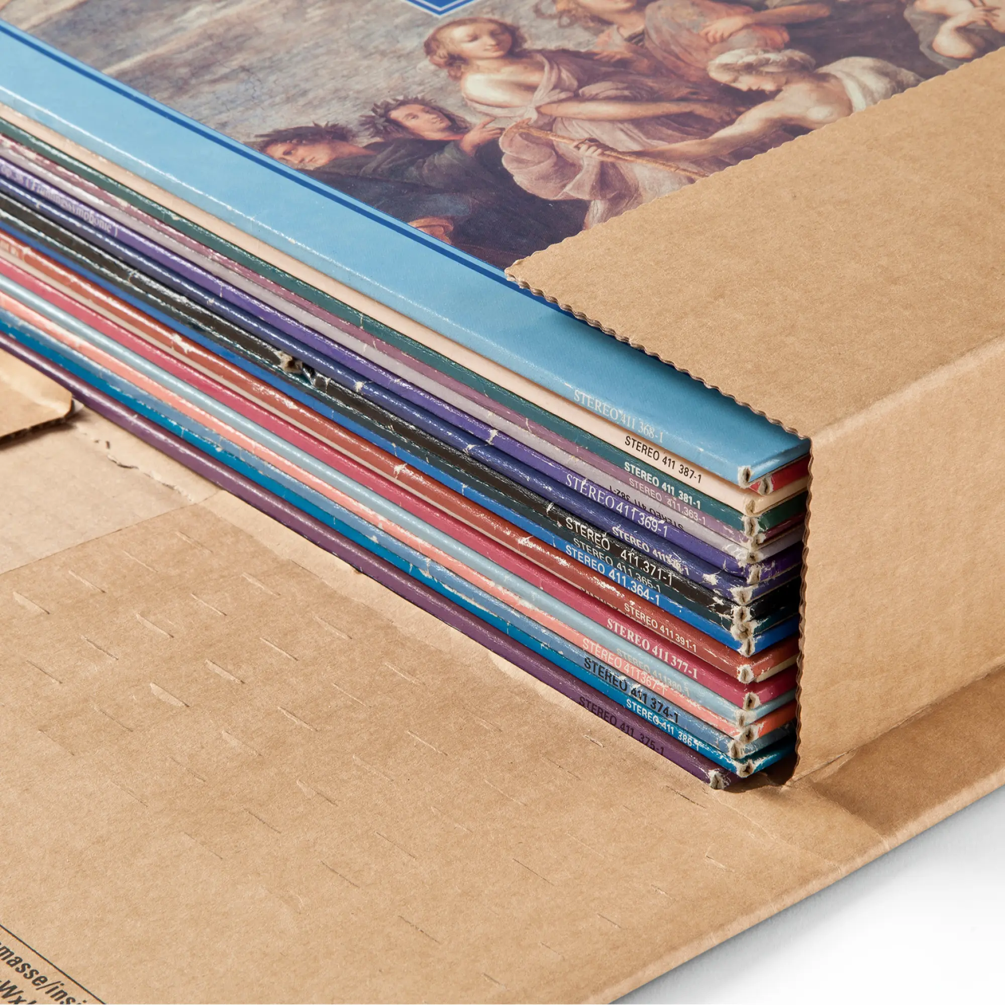 Buchverpackung aus Wellpappe 465x330x-92 mm