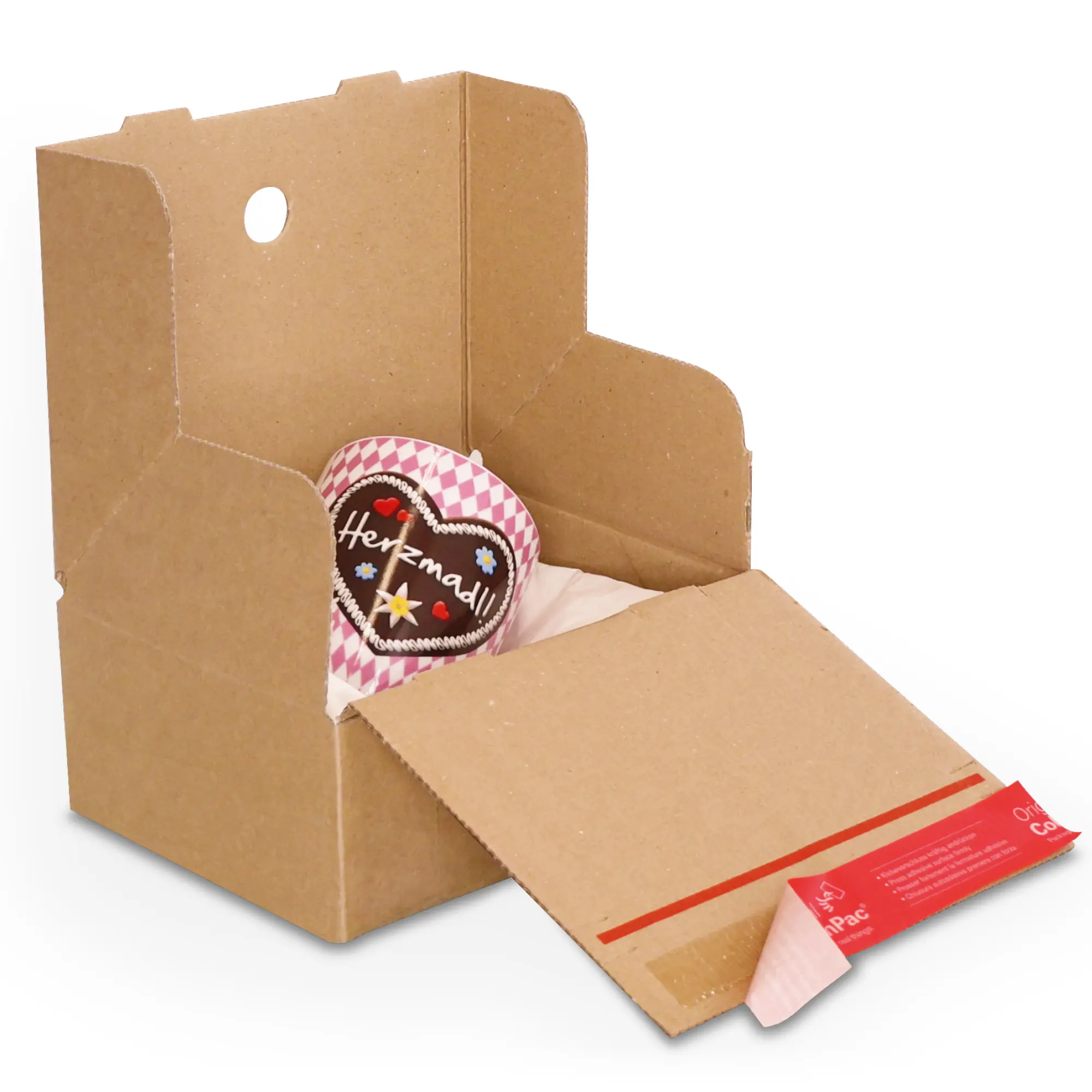 Automatikboden-Karton Doppelwelle 184x153x71 mm