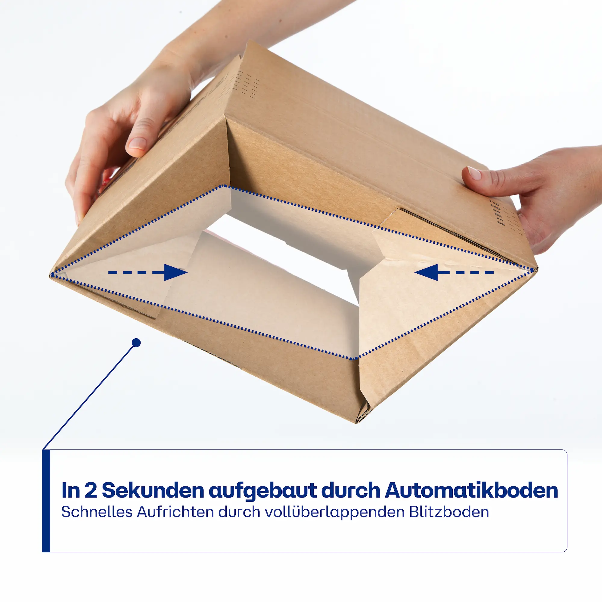 Blitzbodenkarton 230x160x125 mm