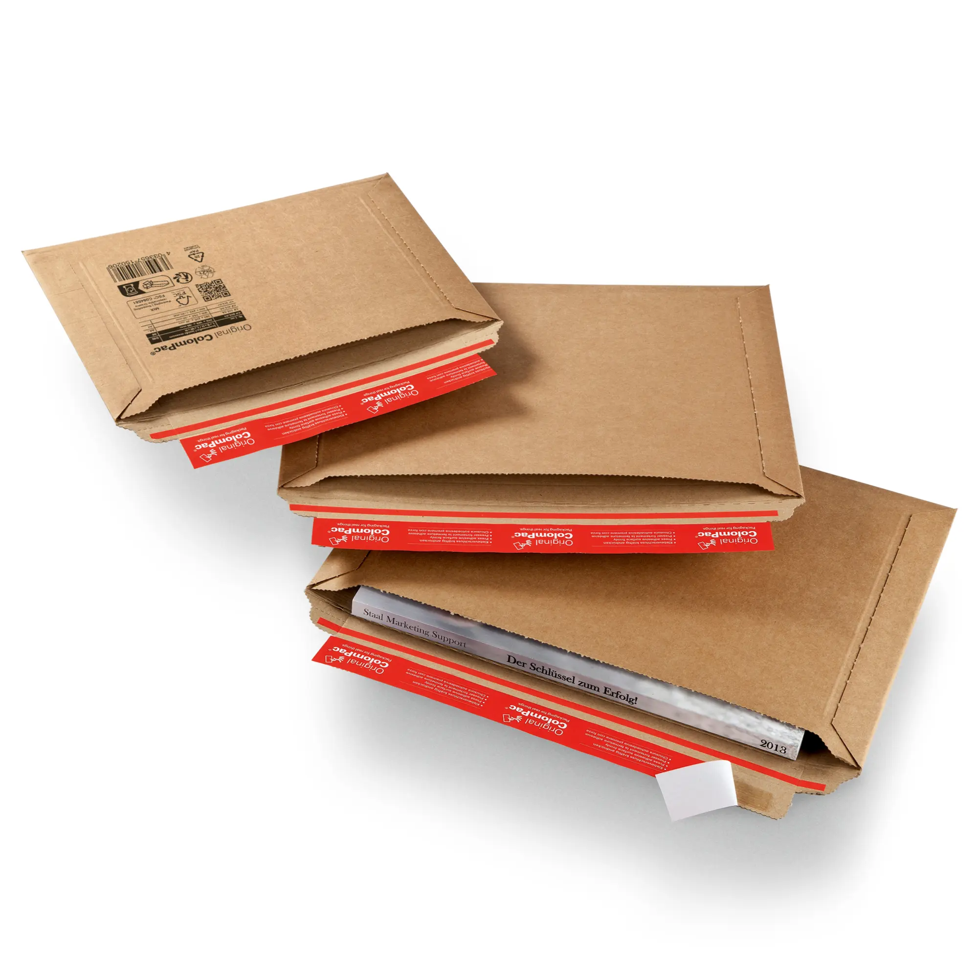 Versandtasche aus Wellpappe 360x250x-30 mm