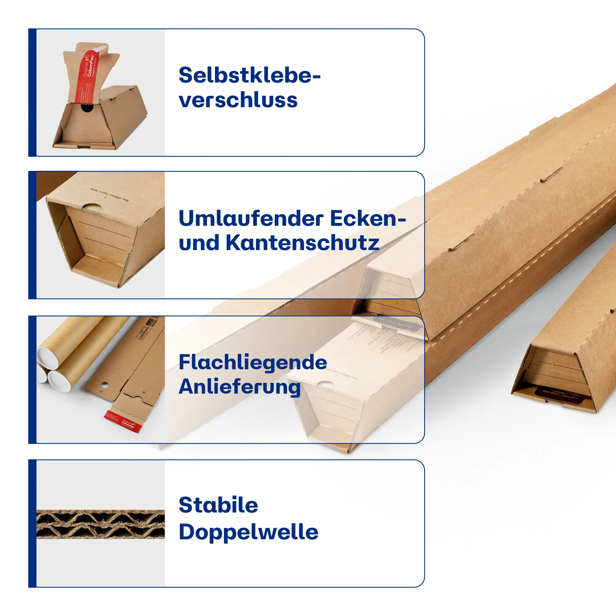Trapezversandbox 705x105/55x75 mm