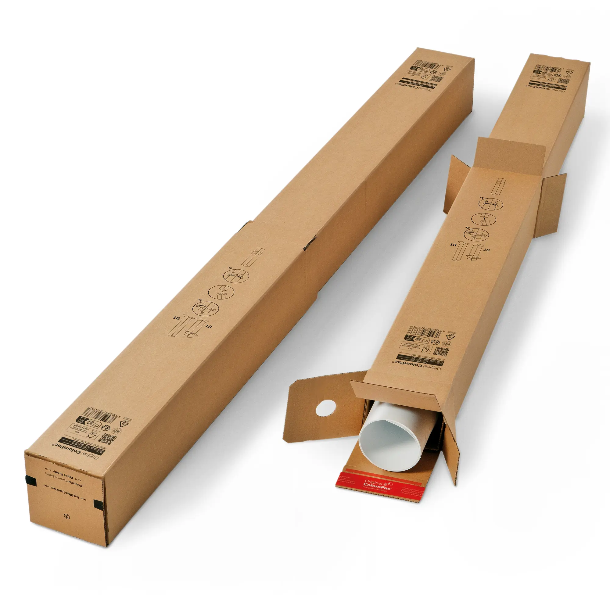 Teleskop Versandhülse (Außenteil) 604x115x115 mm