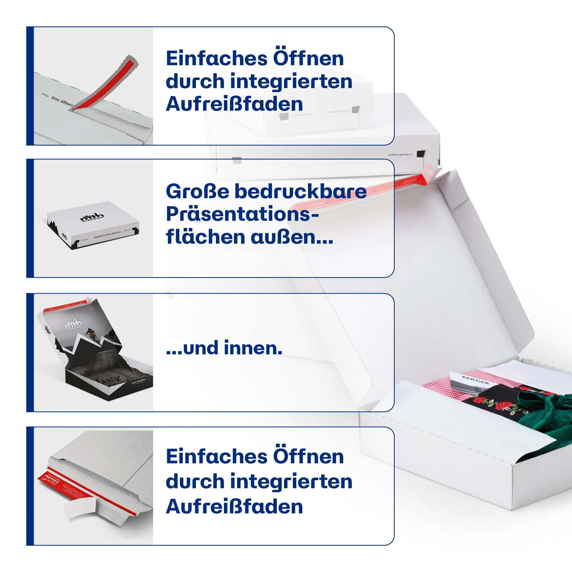 Fashionbox weiß 445x379x80 mm