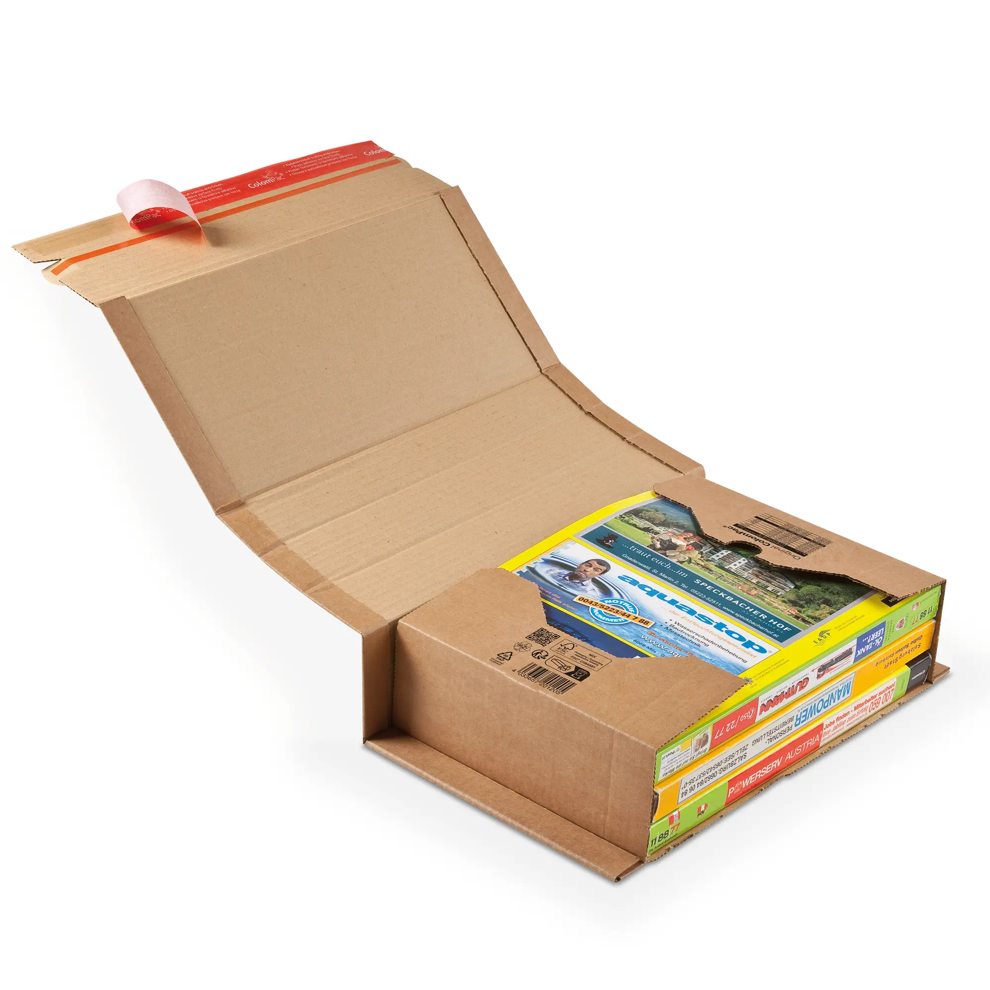 Wickelverpackung aus Wellpappe 325x250x-80 mm